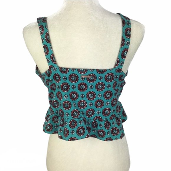 Kendall & Kylie NEW Teal Crop Top Large - Picture 4 of 6